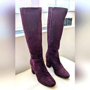 Italian handmade suede boots US 6.5